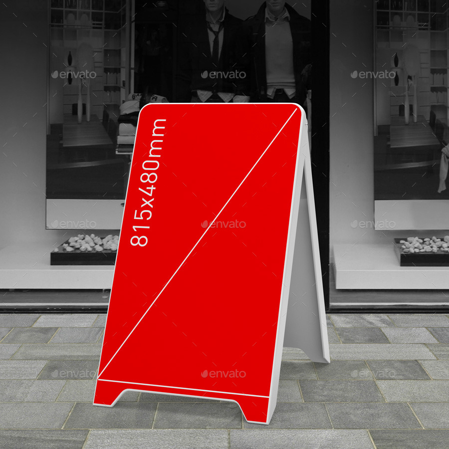 Sign Boards Display Bundle MockUp, Graphics GraphicRiver